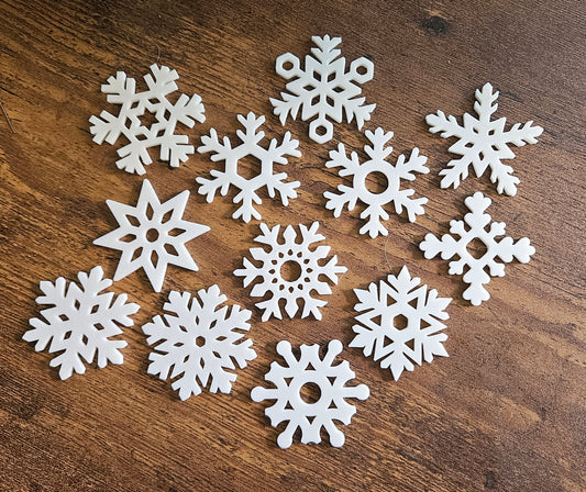 Snowflake Decorations (Pack of 12)