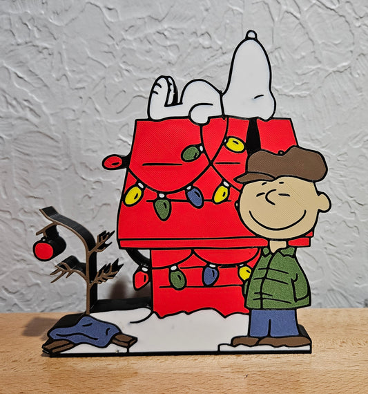 Snoopy & Charlie Brown Doghouse