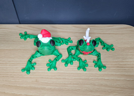 Christmas Festive Frog Toy