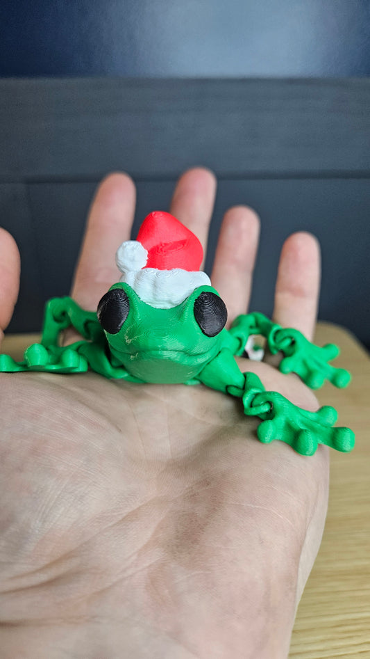 Christmas Festive Frog Toy